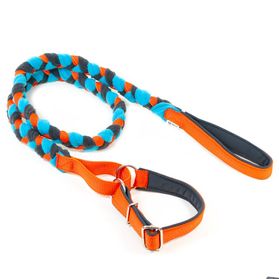 Braided fleece agility leash