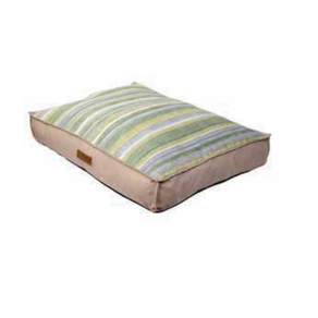 TOPMAST HONDENKUSSEN ALVA - GROEN & BLAUW - XL - 103 X 88 X 13 CM