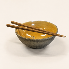 Ymerskål raku 'Honning'