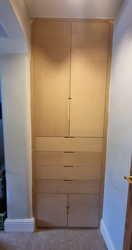 bespoke cupboard with drawers christchurch