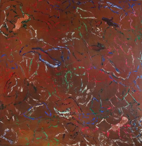 60 x 60 akryl på lærred