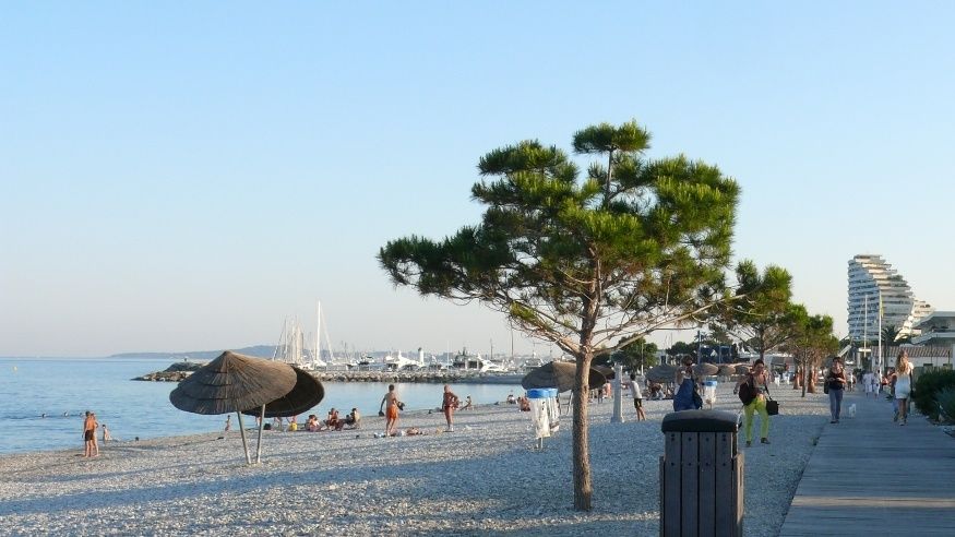 Villeneuve-Loubet beach