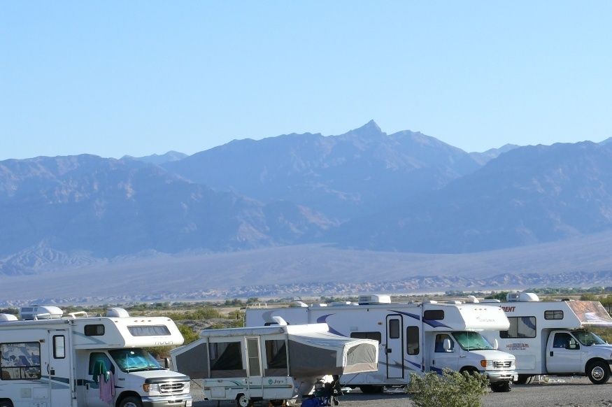 Stovepipe Wells campground, Death valley