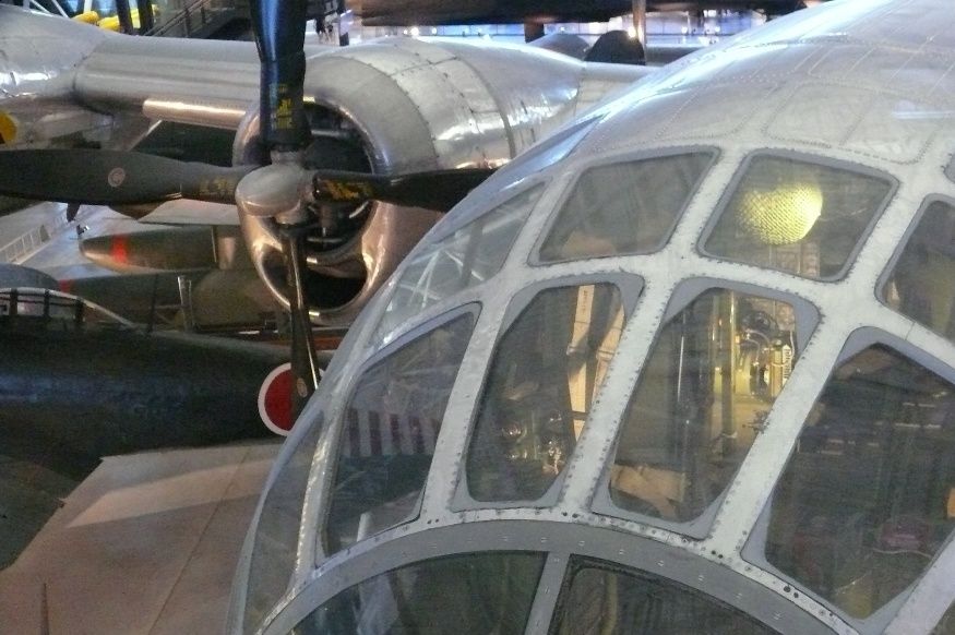 Cockpit of the 'Enola Gay'