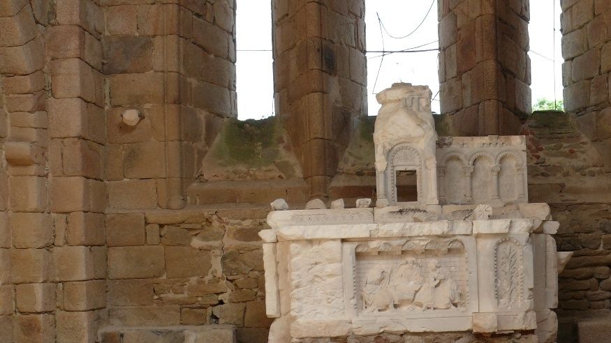Inside the church