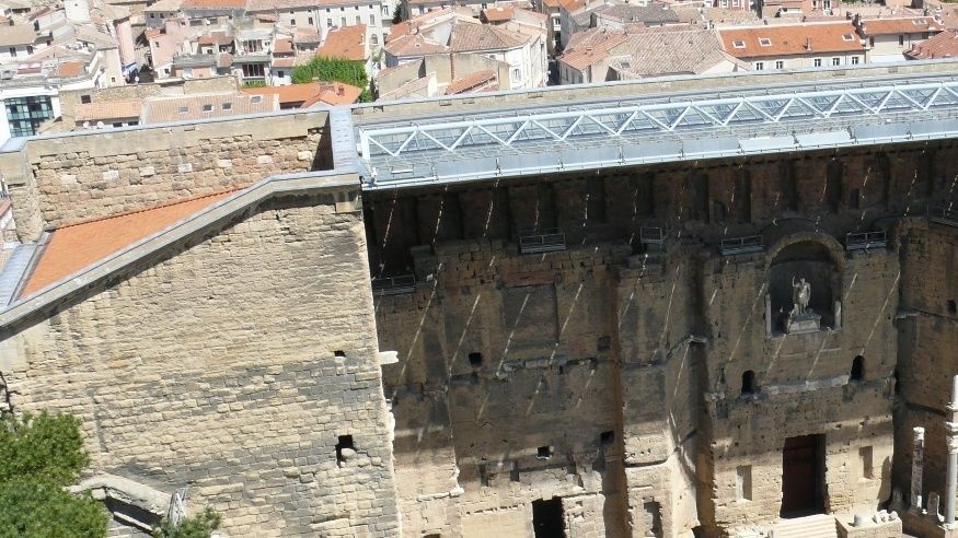 The Roman Theatre viewed from Parc Colline Saint-Eutrope