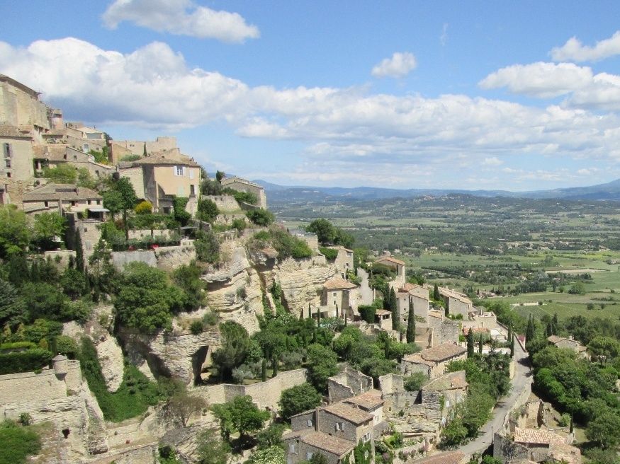 The hilltop village of Gordes