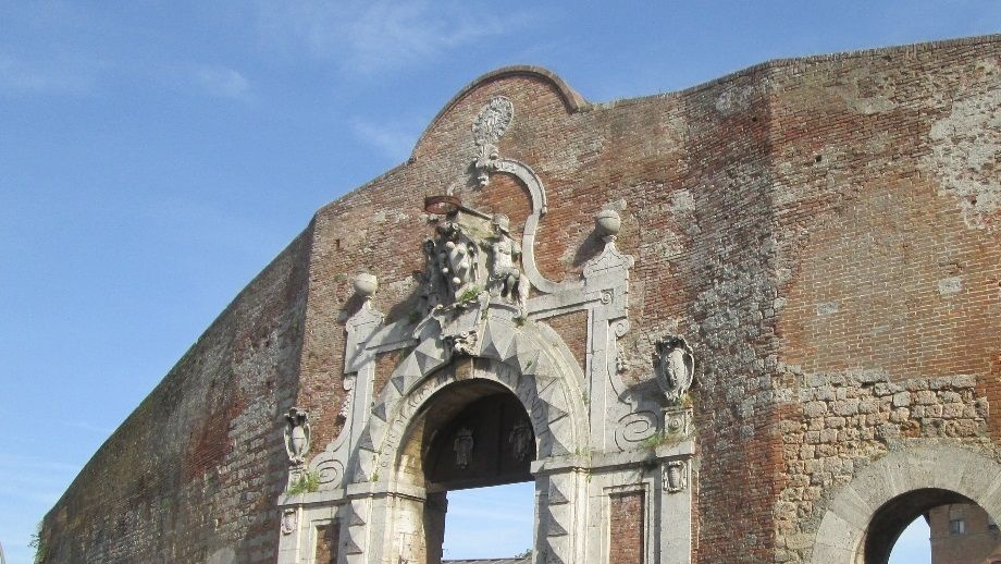 An entrance gate to Siena