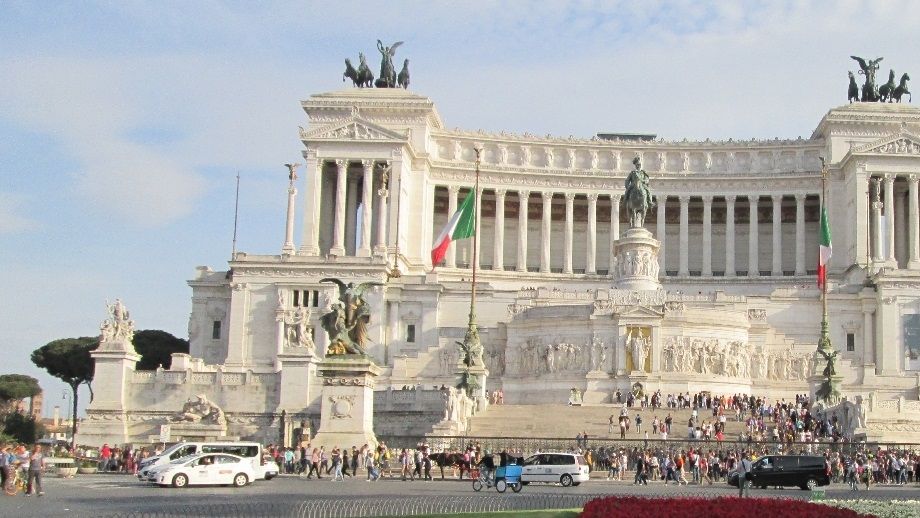 The Victor Emmanuel Monument, or the Wedding Cake' as it is known