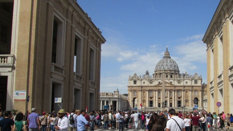 Approaching the Vatican City