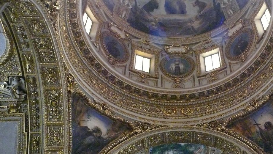 The dome within the chapel