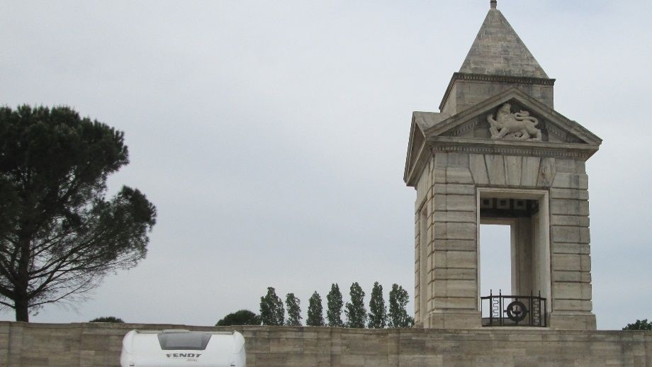 The Commonwealth War Graves Commission's cemetery at Cassino