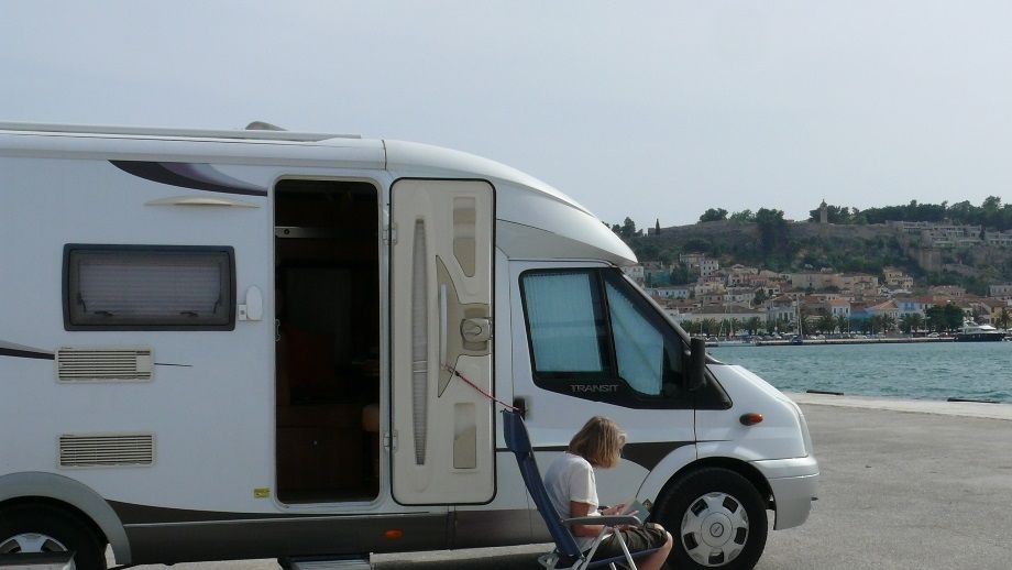 Our second parking place within the marina