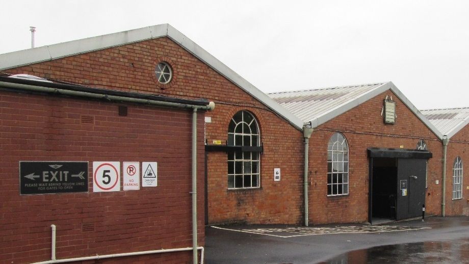 Some of the original factory buildings dating back to 1919