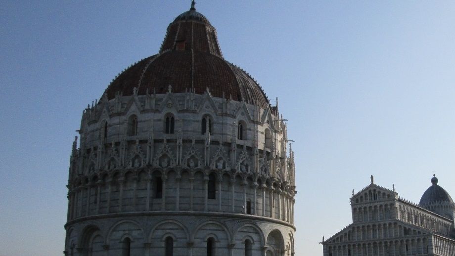 The Baptistery, Cathedral and leaning Tower