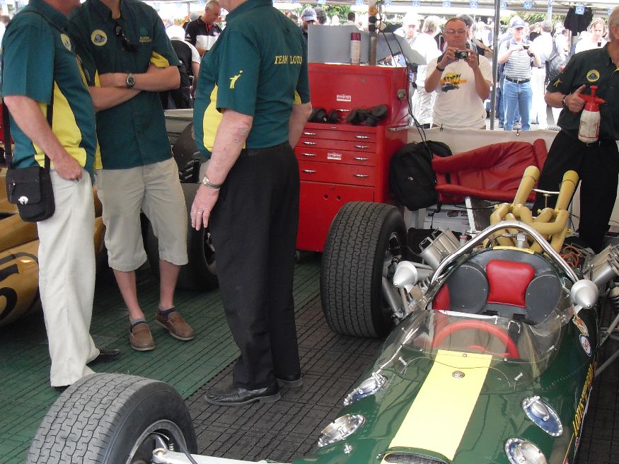 Goodwood Festival of Speed 2010 (Bob Dance with the hand spray)