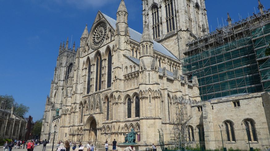 The side of York Minster