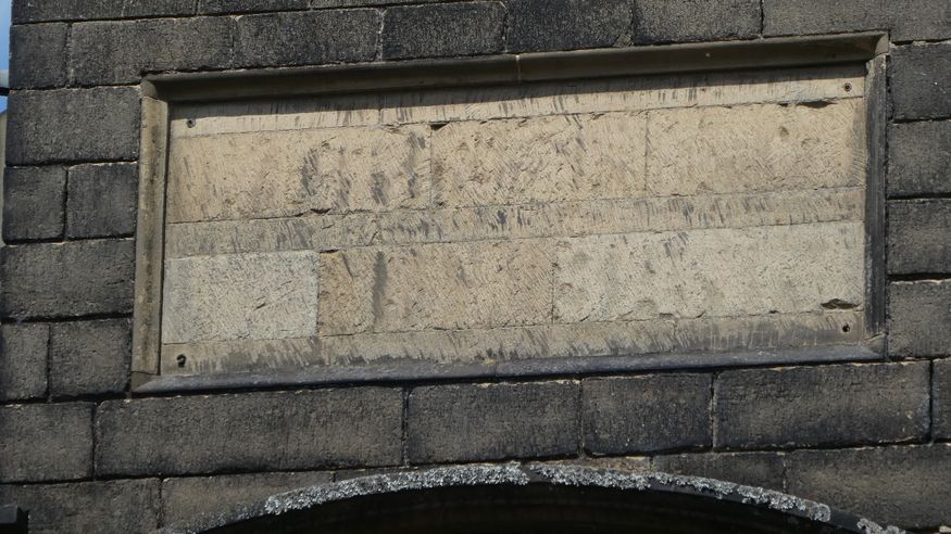 What does the sign say? Answer tomorrow.