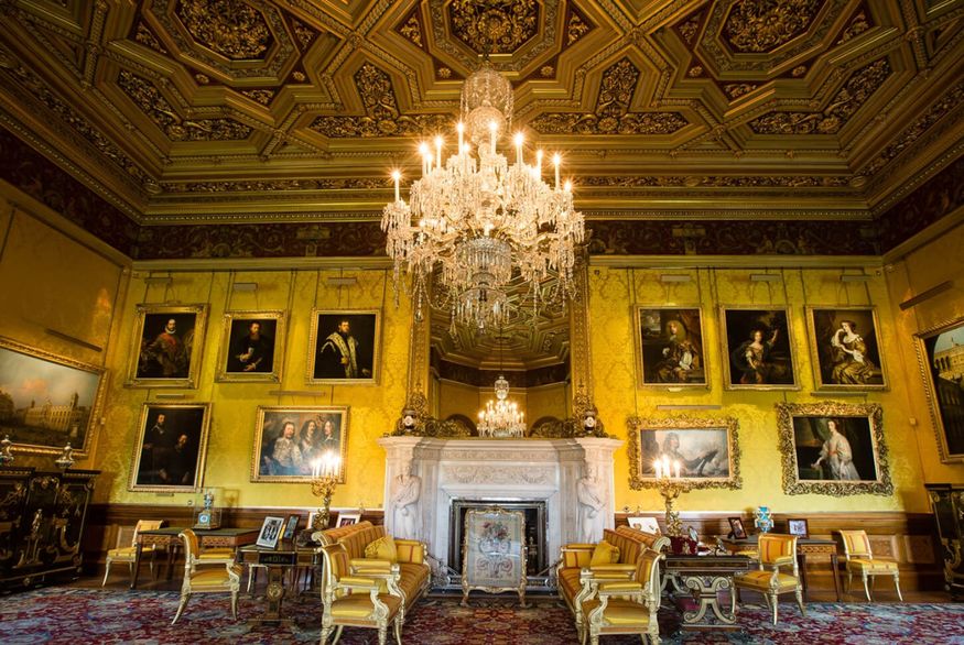 The beautiful state rooms
