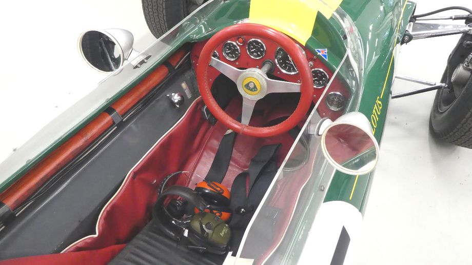 Jim Clarke's cars always had red interiors