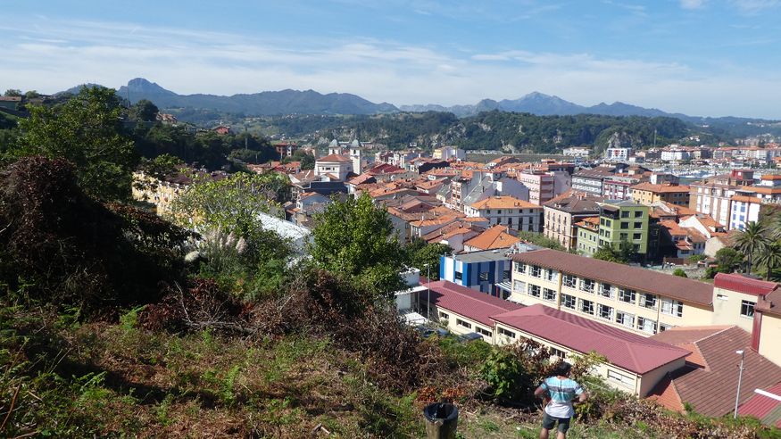View of the town towards the 'Peaks of Europe' National Park.