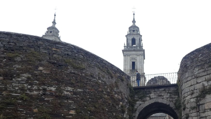 An entrance to the walled city of Lugo