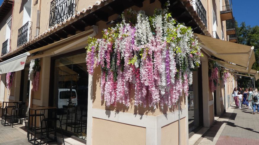After I took this photograph The Chef pointed out the flowers were artificial