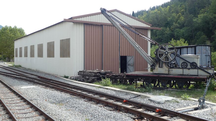 The steam engine lives in there