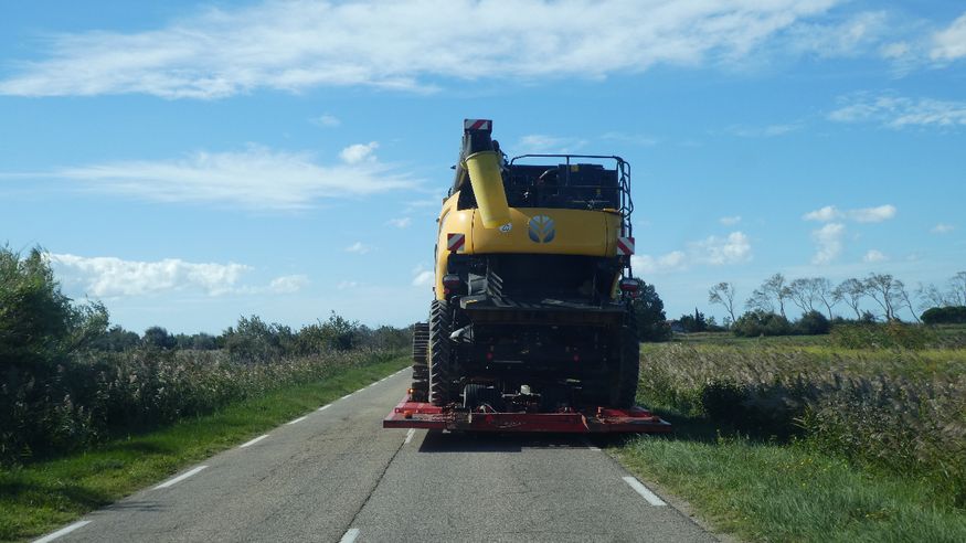 The roads can get a bit narrow