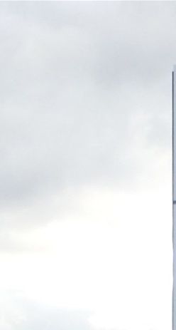 Pylon med inddelinger.