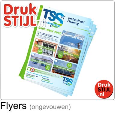 IMG PRODUCTPAGINAS DRUKSTIJL flyers en folders flyers ongevouwen