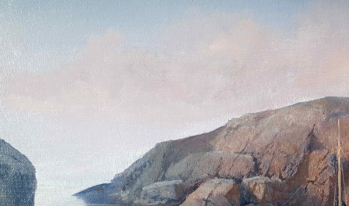 Frå Amaldusvågen. 40x60