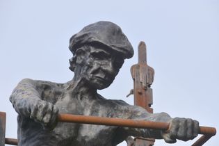 Titford pool , Coal Miner by Luke Perry 2016