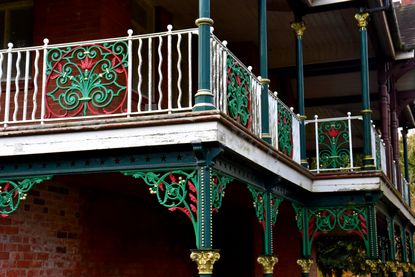 ornate decorative metalwork, in the Arboretum
