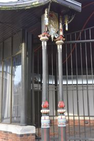 ornate decorative metalwork, in the Arboretum