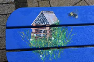 Planters in precinct
