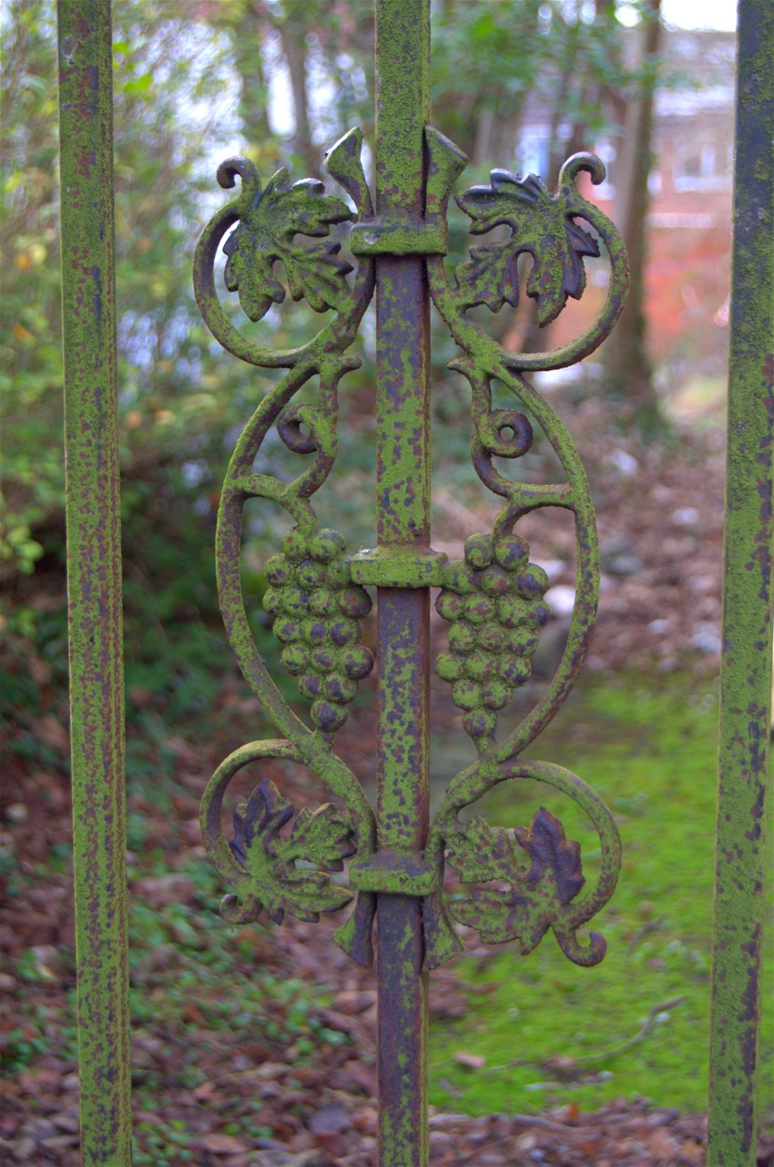 Ornate gate work on Dixons Green rd