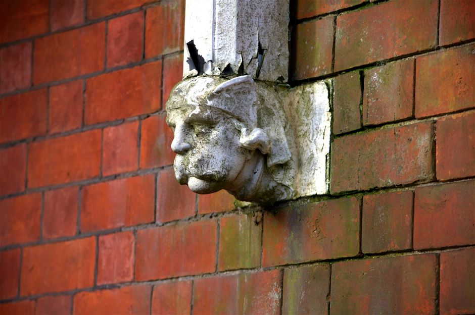 carved porch work on Dixons Green rd