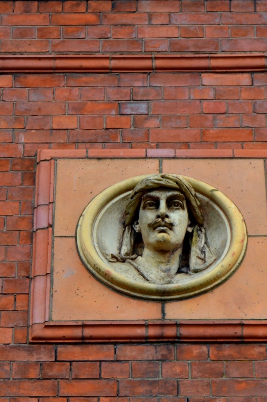 Former Bilston Community college facade. Architect CLN Wilson