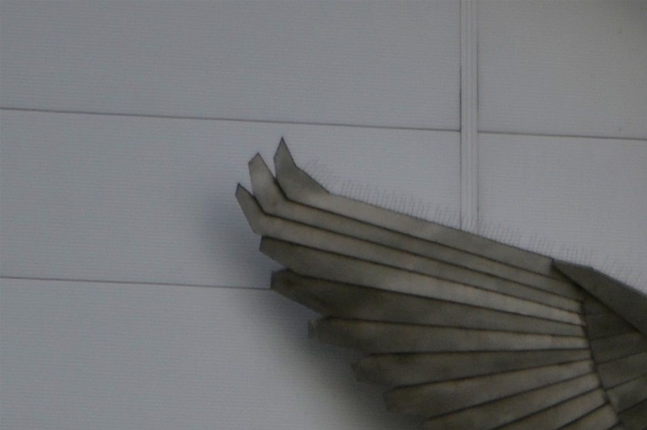 Kestrel at Lunt roundabout, designed by John McKenna