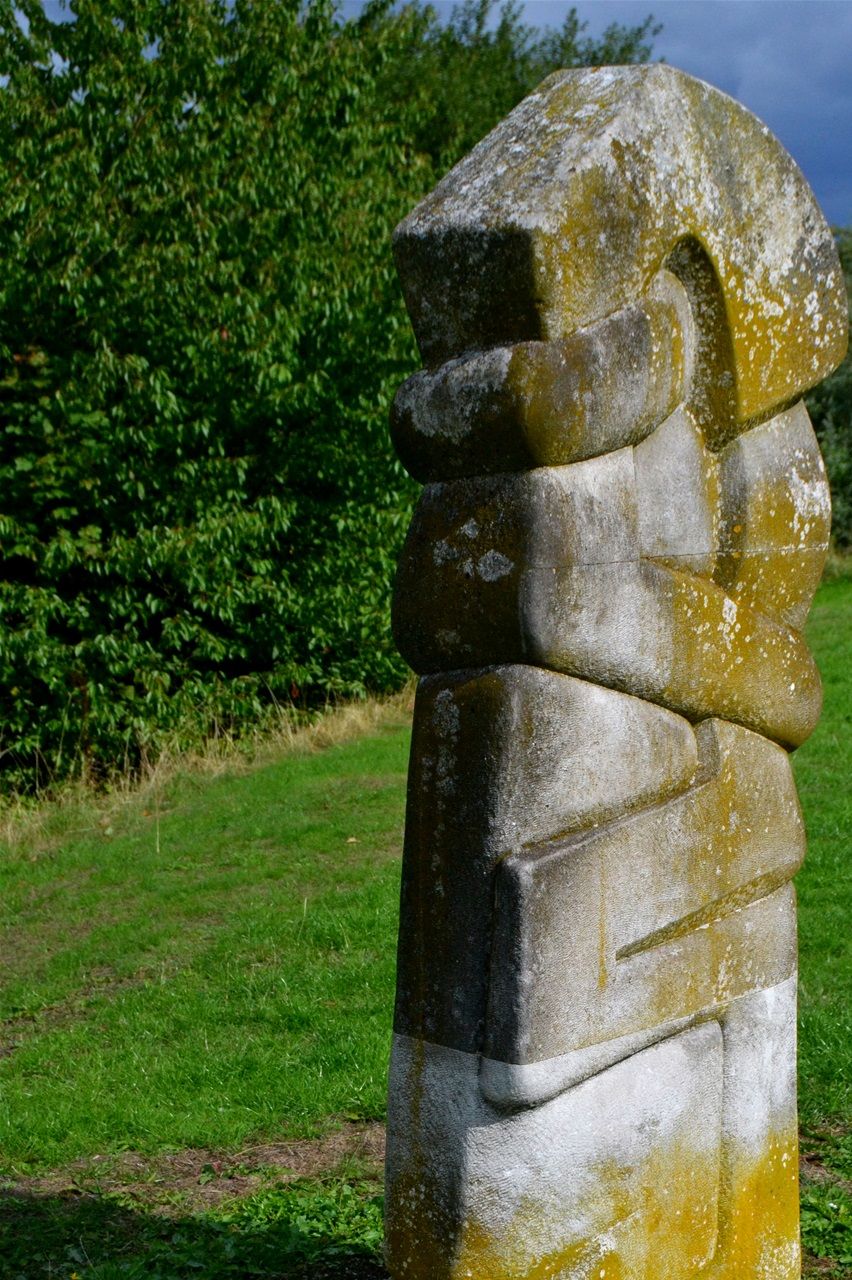 Standing stone in Limestone by John Vaughan