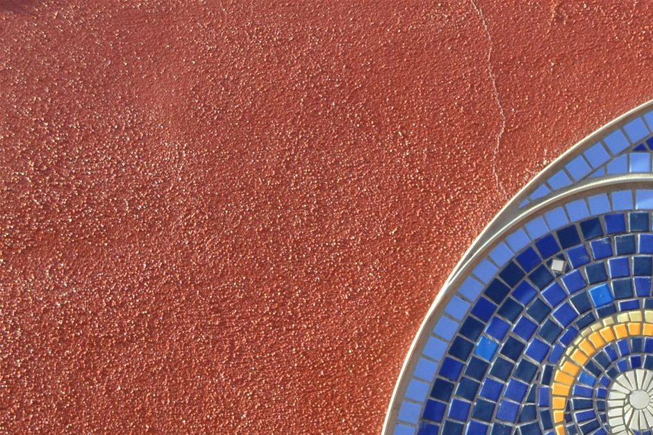 Cosmic themed mosaic. designed by Steve Field, layed by  R Ellis