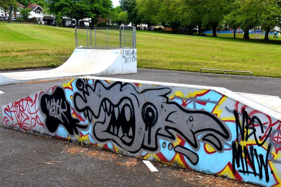 Graffiti in Stevens Park May 2020