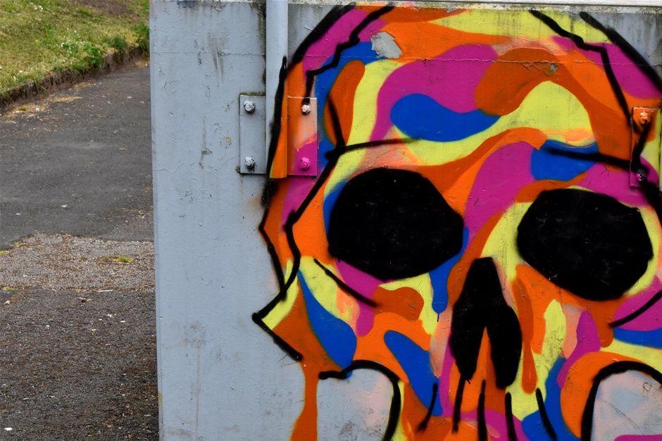 Graffiti in Stevens Park May 2020