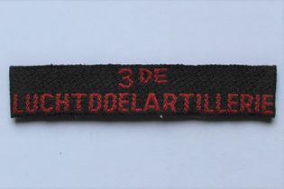 Regimenten Luchtdoelartillerie, 1ste t/m 3de