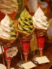 Matcha ice-cream