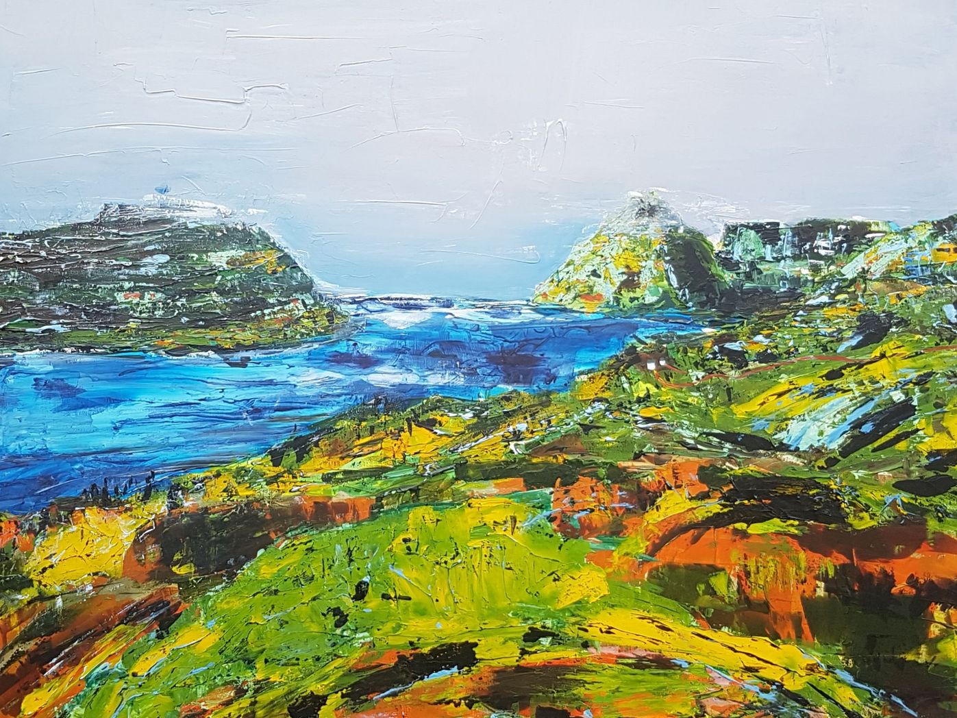 22 Liv på kanten - Færøerne 2  70x90 cm Eborgholm