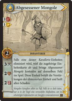 Abgesessener Mongole