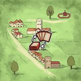 Les cases village