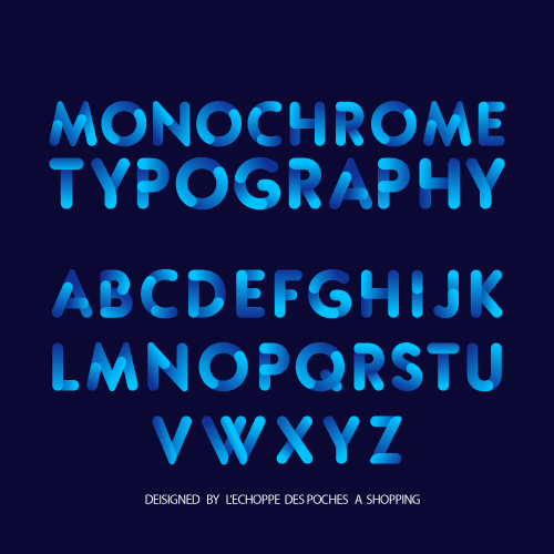 Exemple de typographie pour sac publicitaire personnalisé - Paris - Bordeaux - Toulouse - Albi - Avignon - Tulles - Gap